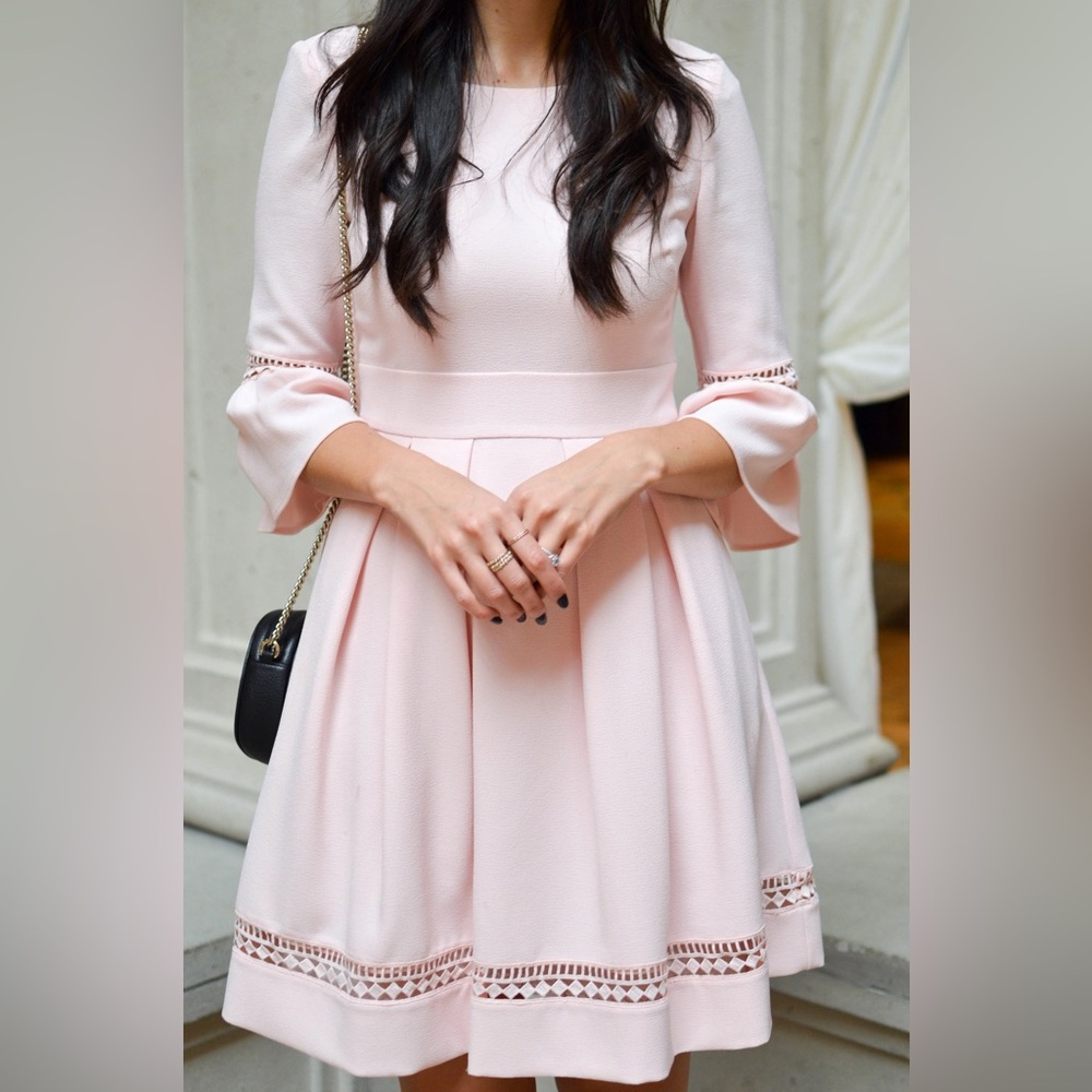 Elegant Pink Women's Dress